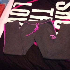 PINK VS limited edition "boyfriend" sweatpants XS